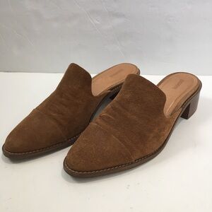 Soludos Brown Suede Mules